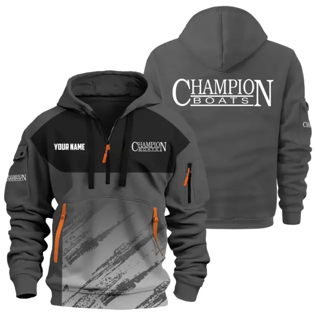 Champion Exclusive Logo Performance Logo Hoodie Half Zipper TTFSHHZ3D0819C04CHZ - Champion Hoodie