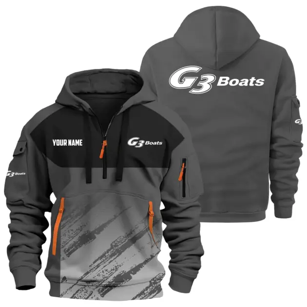 G3 Exclusive Logo Performance Logo Hoodie Half Zipper TTFSHHZ3D0819C04G3Z - G3 Hoodie