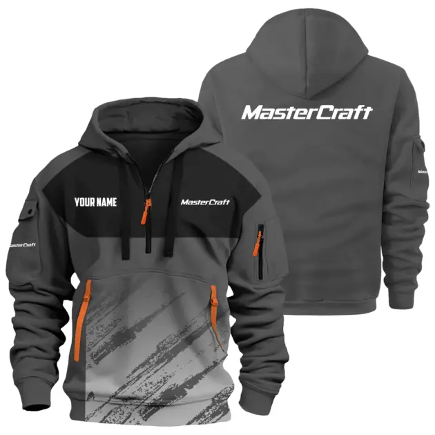 MasterCraft Exclusive Logo Performance Logo Hoodie Half Zipper TTFSHHZ3D0819C04MSZ - MasterCraft Hoodie