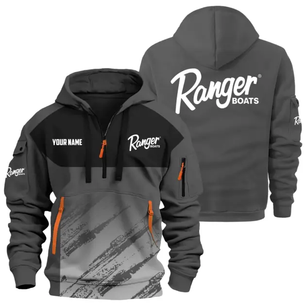 Ranger Exclusive Logo Performance Logo Hoodie Half Zipper TTFSHHZ3D0819C04RBZ - Ranger Hoodie