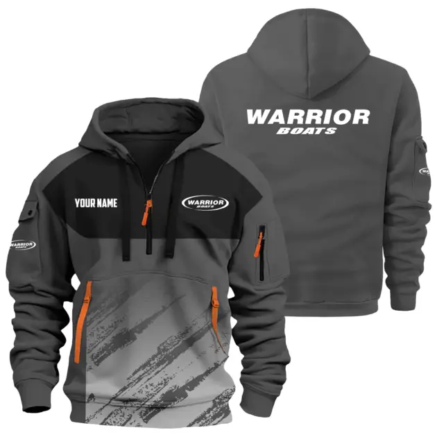 Warrior Exclusive Logo Performance Logo Hoodie Half Zipper TTFSHHZ3D0819C04WAZ - Warrior Hoodie