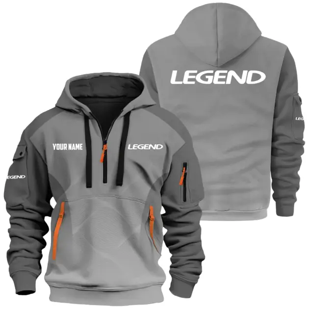 Legend Bass Boat Exclusive Logo Performance Logo Hoodie Half Zipper TTFSHHZ3D0819C05LEBZ - Legend Bass Boat Hoodie