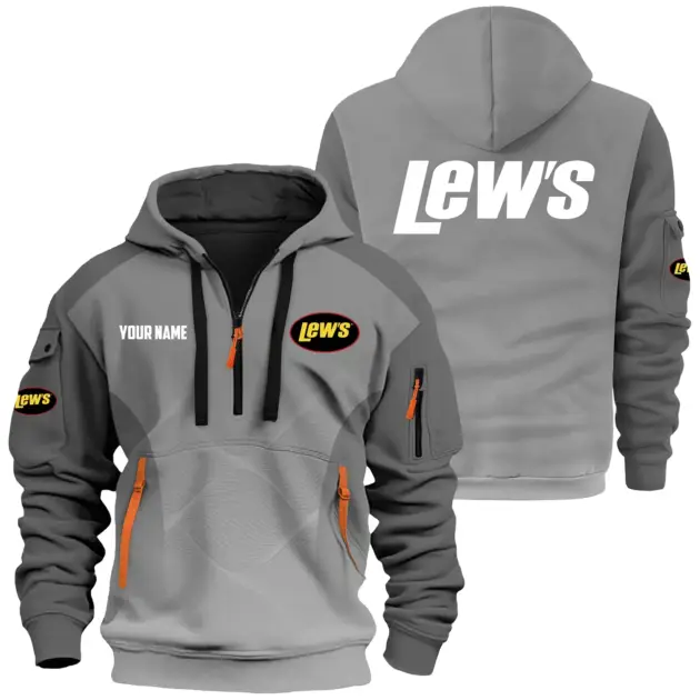 Lew's Exclusive Logo Performance Logo Hoodie Half Zipper TTFSHHZ3D0819C05LSZ - Lew's Hoodie