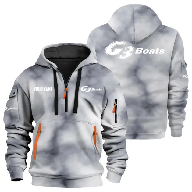 G3 Exclusive Logo Performance Logo Hoodie Half Zipper TTFSHHZ3D0819C06G3Z - G3 Hoodie