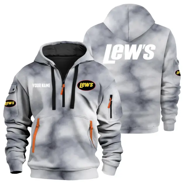 Lew's Exclusive Logo Performance Logo Hoodie Half Zipper TTFSHHZ3D0819C06LSZ - Lew's Hoodie