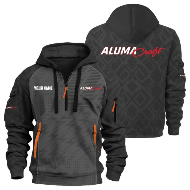 Alumacraft Exclusive Logo Performance Logo Hoodie Half Zipper TTFSHHZ3D0819C08ACZ - Alumacraft Hoodie
