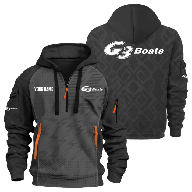 G3 Exclusive Logo Performance Logo Hoodie Half Zipper TTFSHHZ3D0819C08G3Z - G3 Hoodie