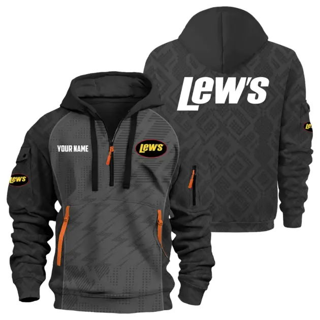 Lew's Exclusive Logo Performance Logo Hoodie Half Zipper TTFSHHZ3D0819C08LSZ - Lew's Hoodie