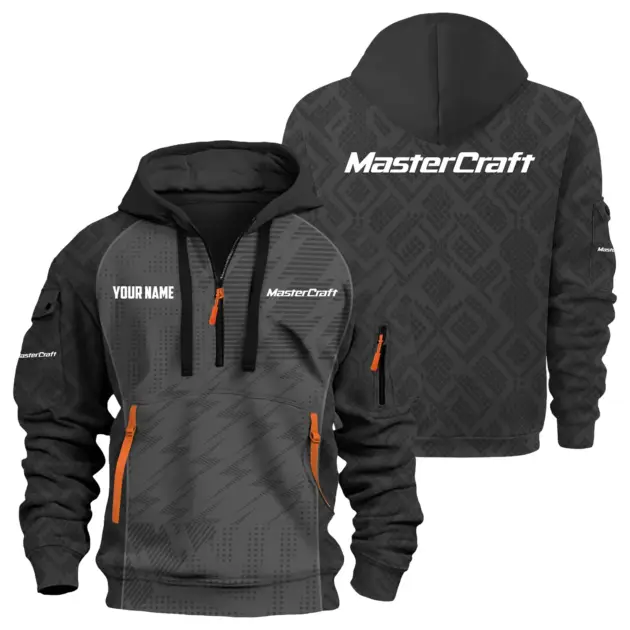 MasterCraft Exclusive Logo Performance Logo Hoodie Half Zipper TTFSHHZ3D0819C08MSZ - MasterCraft Hoodie