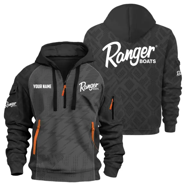 Ranger Exclusive Logo Performance Logo Hoodie Half Zipper TTFSHHZ3D0819C08RBZ - Ranger Hoodie