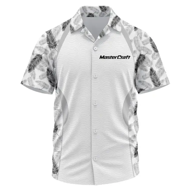 MasterCraft Exclusive Logo Performance Short Sleeve Camp Collar Shirt TTFSHWSCS010MSZ - MasterCraft Shirt