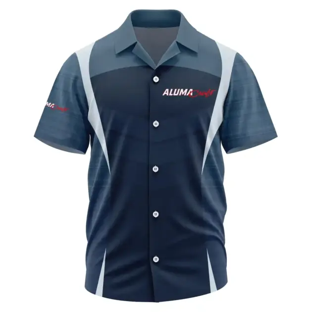 Alumacraft Exclusive Logo Performance Short Sleeve Camp Collar Shirt TTFSHWSCS1903003ACZ - Alumacraft Shirt - Alumacraft Shirt