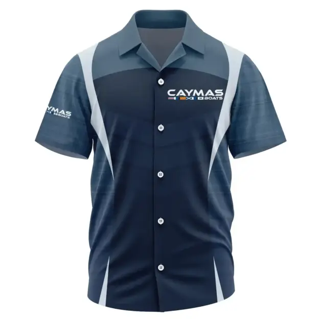 Caymas Exclusive Logo Performance Short Sleeve Camp Collar Shirt TTFSHWSCS1903003CBZ - Caymas Shirt