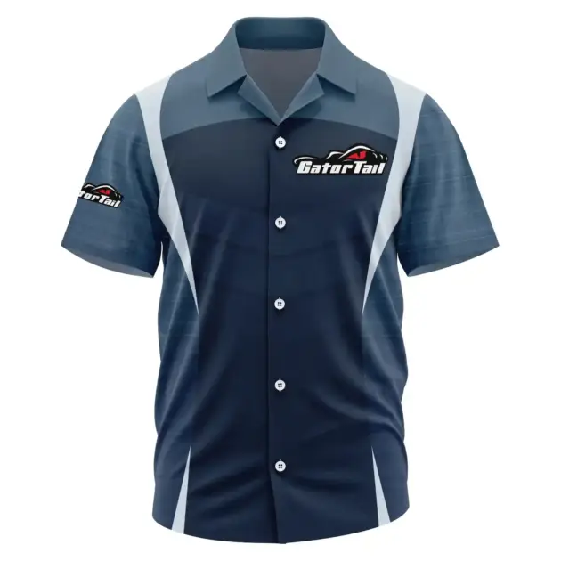 GatorTail Exclusive Logo Performance Short Sleeve Camp Collar Shirt TTFSHWSCS1903003GTZ - GatorTail Shirt