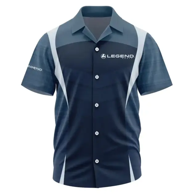 Legend Exclusive Logo Performance Short Sleeve Camp Collar Shirt TTFSHWSCS1903003LEZ - Legend Shirt