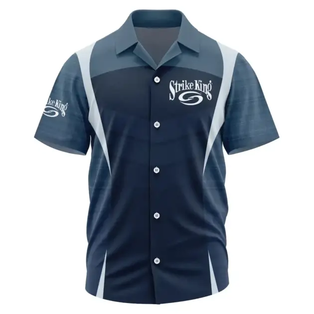 Strike King Exclusive Logo Performance Short Sleeve Camp Collar Shirt TTFSHWSCS1903003SKZ - Strike King Shirt
