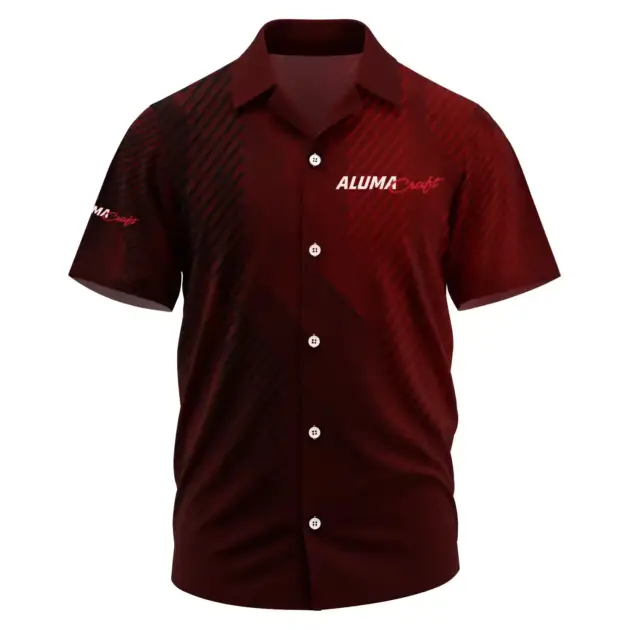 Alumacraft Exclusive Logo Performance Short Sleeve Camp Collar Shirt TTFSHWSCS1903006ACZ - Alumacraft Shirt