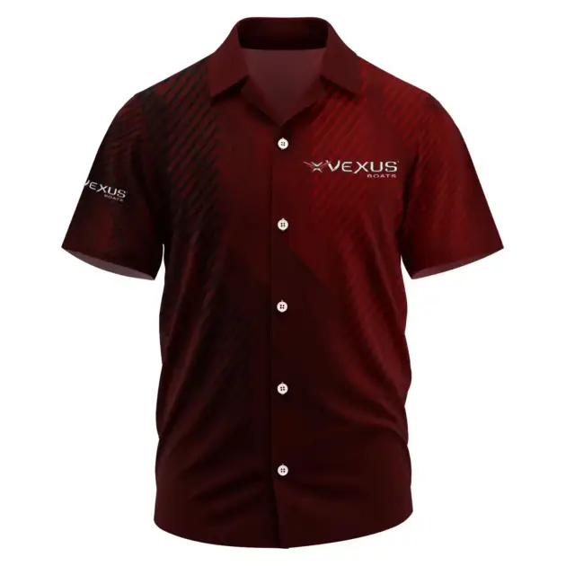 Vexus Exclusive Logo Performance Short Sleeve Camp Collar Shirt TTFSHWSCS1903006VBZ - Vexus Shirt