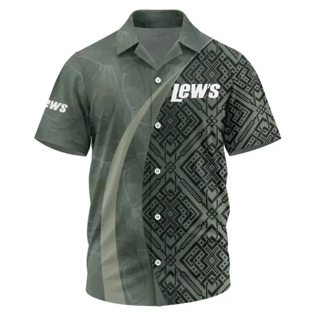 Lew's Exclusive Logo Performance Short Sleeve Camp Collar Shirt TTFSHWSCS1903012LSZ - Lew's Shirt