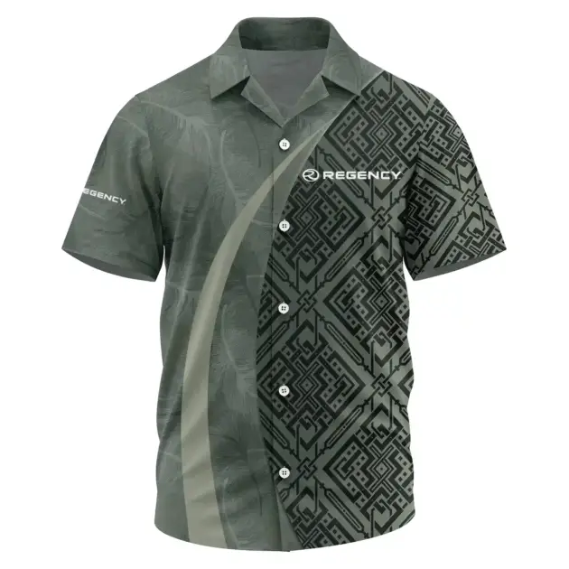 Regency Exclusive Logo Performance Short Sleeve Camp Collar Shirt TTFSHWSCS1903012REZ - Regency Shirt