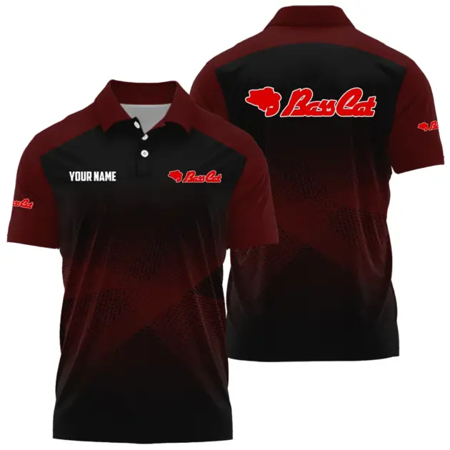Bass Cat Exclusive Logo Performance Polo Shirt TTFSPLTS081902BCZ - Bass Cat Polo Shirt