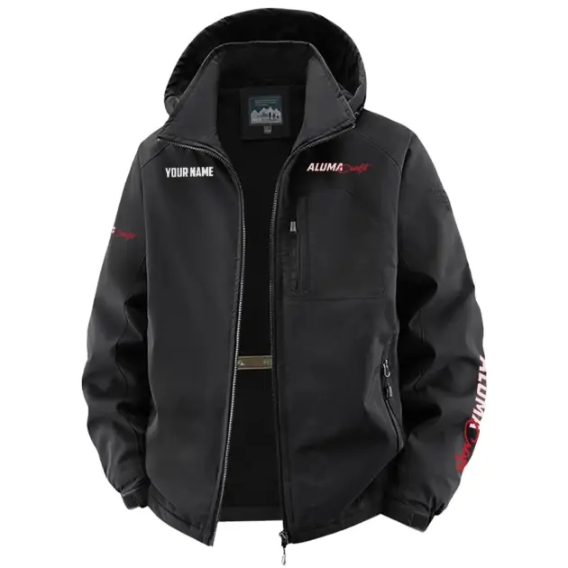 Alumacraft Exclusive Logo Performance Fleece Windbreaker Jacket Detachable Hood TTFSV202C0819ACZ - Alumacraft Jacket