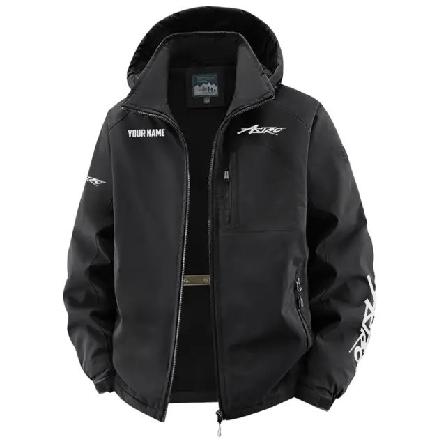 Astro Exclusive Logo Performance Fleece Windbreaker Jacket Detachable Hood TTFSV202C0819ASZ - Astro Jacket