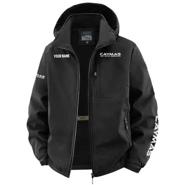 Caymas Exclusive Logo Performance Fleece Windbreaker Jacket Detachable Hood TTFSV202C0819CBZ - Caymas Jacket