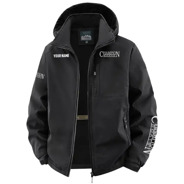 Champion Exclusive Logo Performance Fleece Windbreaker Jacket Detachable Hood TTFSV202C0819CHZ - Champion Jacket