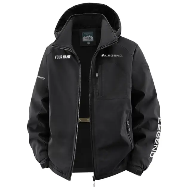 Legend Exclusive Logo Performance Fleece Windbreaker Jacket Detachable Hood TTFSV202C0819LEZ - Legend Jacket