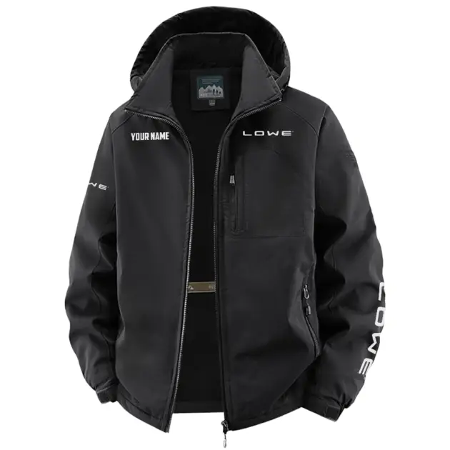 Lowe Exclusive Logo Performance Fleece Windbreaker Jacket Detachable Hood TTFSV202C0819LWZ - Lowe Jacket