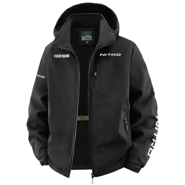 Nitro Exclusive Logo Performance Fleece Windbreaker Jacket Detachable Hood TTFSV202C0819NZ - Nitro Jacket