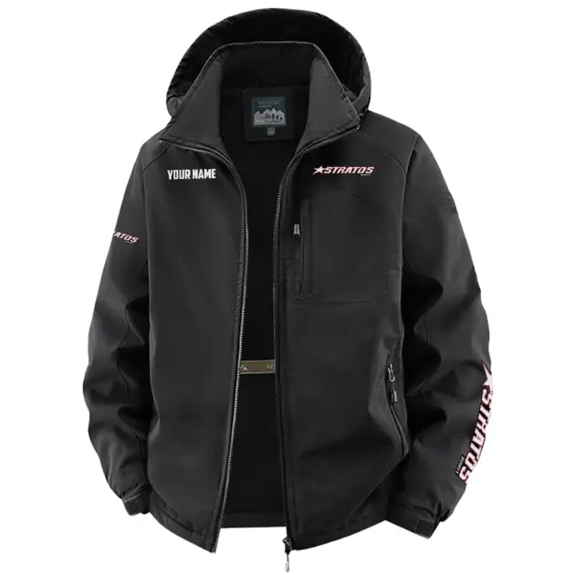 Stratos Exclusive Logo Performance Fleece Windbreaker Jacket Detachable Hood TTFSV202C0819SAZ - Stratos Jacket