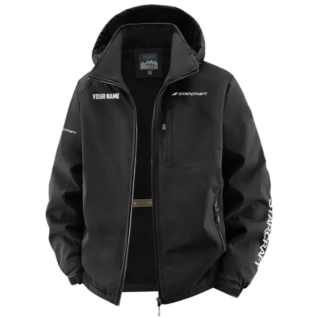 StarCraft Exclusive Logo Performance Fleece Windbreaker Jacket Detachable Hood TTFSV202C0819SCZ - StarCraft Jacket