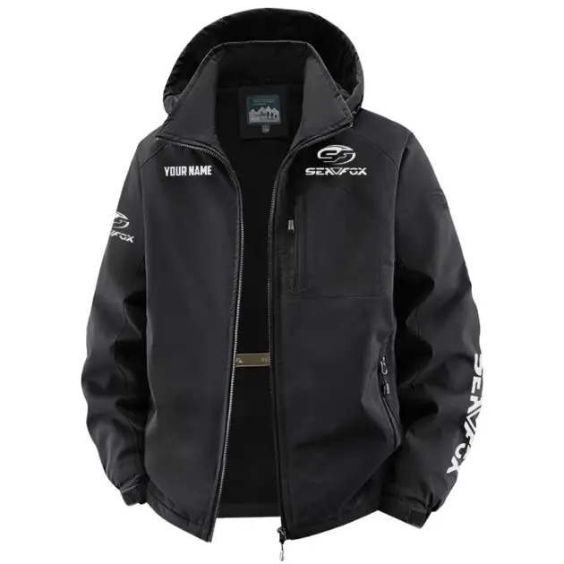 Sea Fox Exclusive Logo Performance Fleece Windbreaker Jacket Detachable Hood TTFSV202C0819SFZ - Sea Fox Jacket