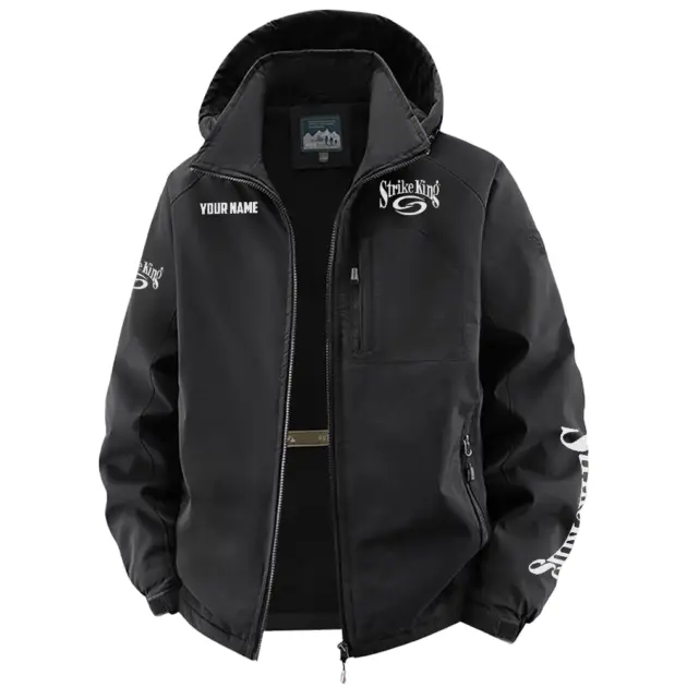 Strike King Exclusive Logo Performance Fleece Windbreaker Jacket Detachable Hood TTFSV202C0819SKZ - Strike King Jacket