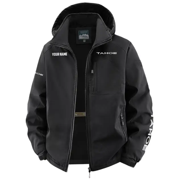Tahoe Exclusive Logo Performance Fleece Windbreaker Jacket Detachable Hood TTFSV202C0819TAZ - Tahoe Jacket