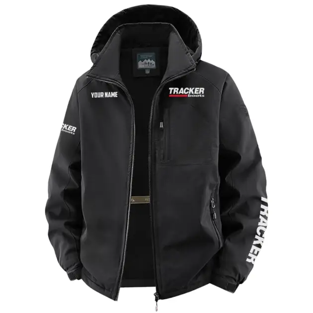 Tracker Exclusive Logo Performance Fleece Windbreaker Jacket Detachable Hood TTFSV202C0819TRZ - Tracker Jacket