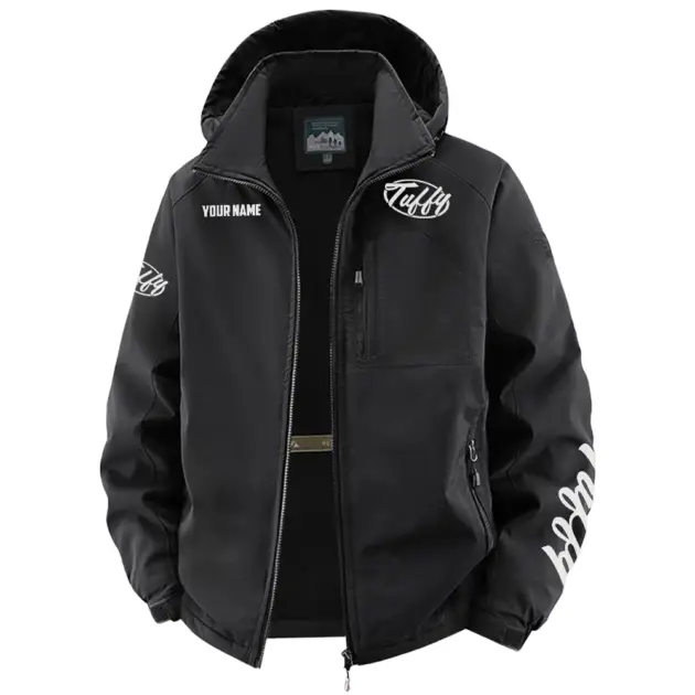 Tuffy Exclusive Logo Performance Fleece Windbreaker Jacket Detachable Hood TTFSV202C0819TUZ - Tuffy Jacket