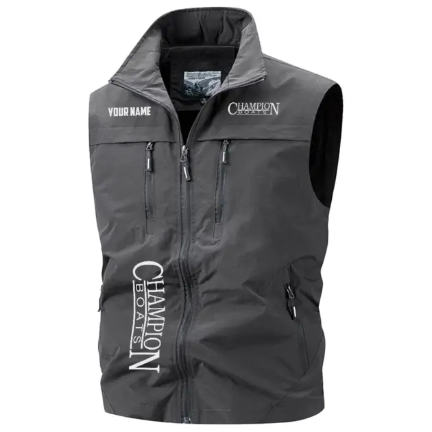 Champion Exclusive Logo Performance Multi-Pocket Sleeveless Vest TTFSV2100819CHZ - Champion Vest