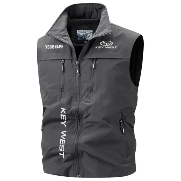 Key West Exclusive Logo Performance Multi-Pocket Sleeveless Vest TTFSV2100819KWZ - Key West Vest