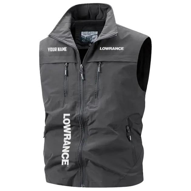 Lowrance Exclusive Logo Performance Multi-Pocket Sleeveless Vest TTFSV2100819LZ - Lowrance Vest