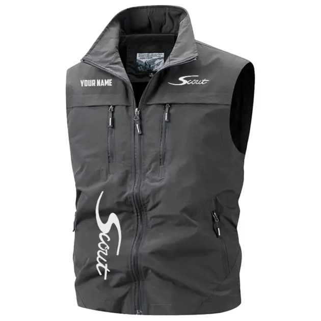 Scout Exclusive Logo Performance Multi-Pocket Sleeveless Vest TTFSV2100819SSZ - Scout Vest
