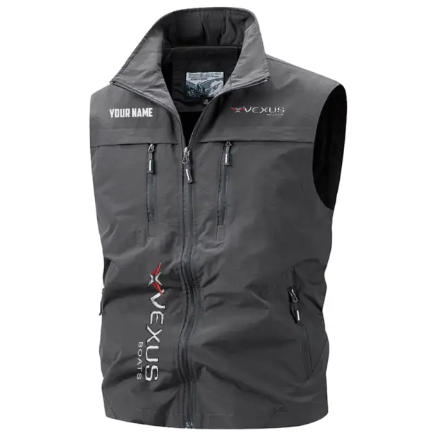 Vexus Exclusive Logo Performance Multi-Pocket Sleeveless Vest TTFSV2100819VBZ - Vexus Vest