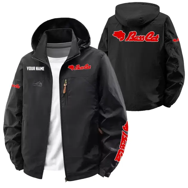 Bass Cat Exclusive Logo Performance Softshell Waterproof Outdoor Jacket Detachable Hood TTFSWOJA0819BCZ - Bass Cat Jacket