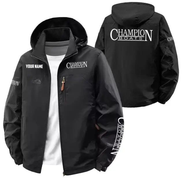 Champion Exclusive Logo Performance Softshell Waterproof Outdoor Jacket Detachable Hood TTFSWOJA0819CHZ - Champion Jacket