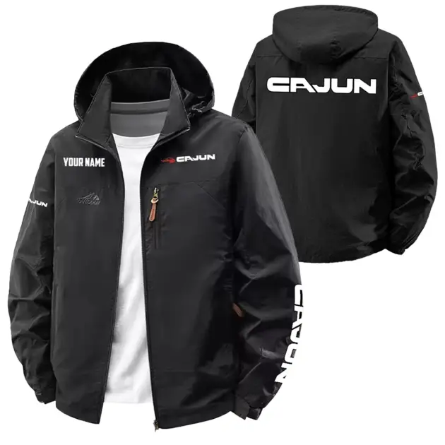 Cajun Exclusive Logo Performance Softshell Waterproof Outdoor Jacket Detachable Hood TTFSWOJA0819CJZ - Cajun Jacket