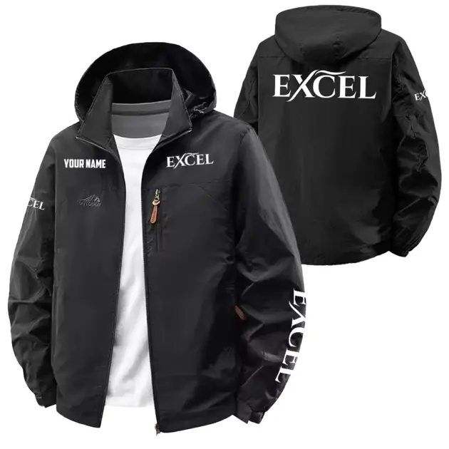 Excel Exclusive Logo Performance Softshell Waterproof Outdoor Jacket Detachable Hood TTFSWOJA0819EXZ - Excel Jacket