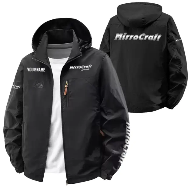 Mirrocraft Exclusive Logo Performance Softshell Waterproof Outdoor Jacket Detachable Hood TTFSWOJA0819MCZ - Mirrocraft Jacket