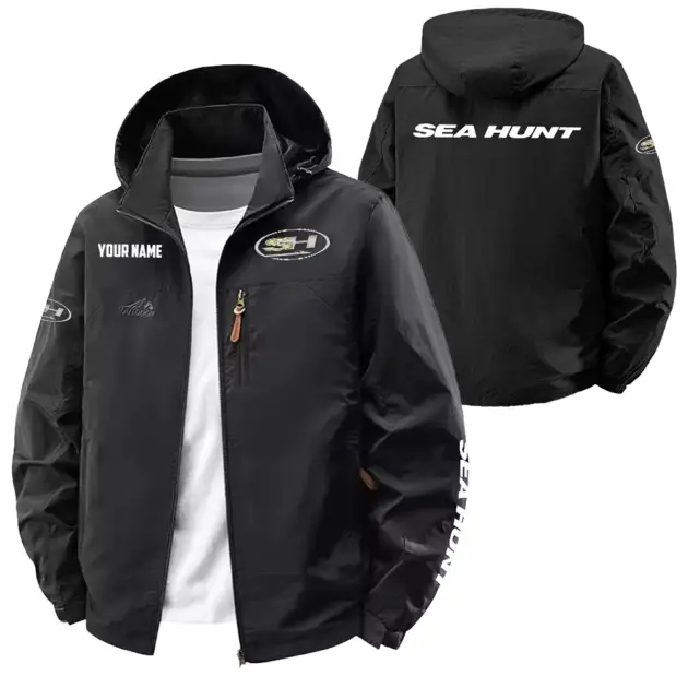 Sea Hunt Exclusive Logo Performance Softshell Waterproof Outdoor Jacket Detachable Hood TTFSWOJA0819SEZ - Sea Hunt Jacket
